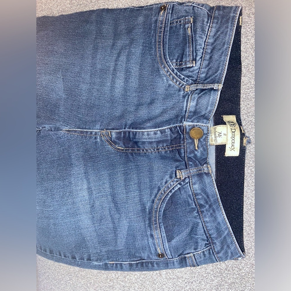 Democracy Ab Technology Classic Blue Women's 8 Skinny Jeans - Picture 3 of 7